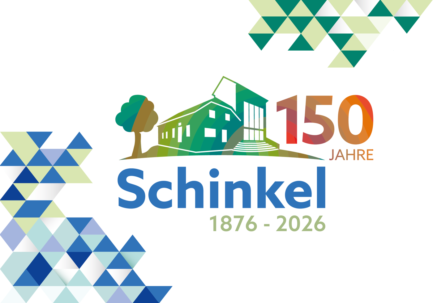 Linkgrafik zum 150-jährigen Jubiläum der Gemeinde Schinkel 